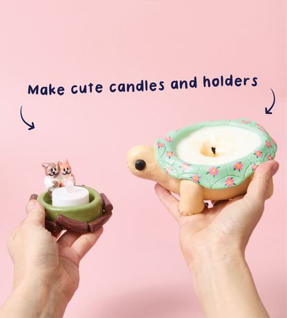 Playful Creatures Candle Making Duo
