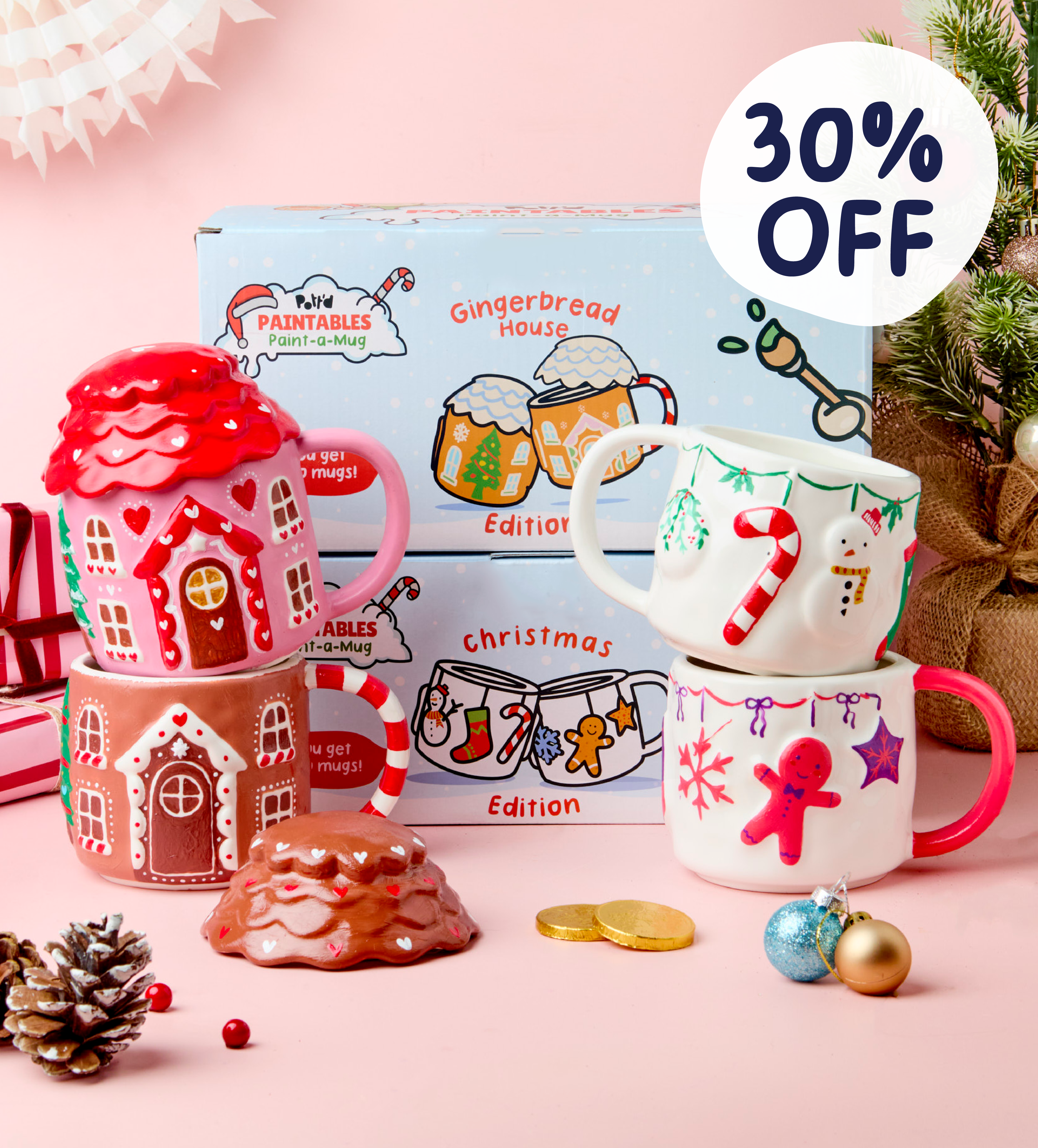 Holiday Treats & Trinkets Mug Bundle - Image 1