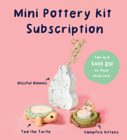 Home Pottery Mini Kit Subscription