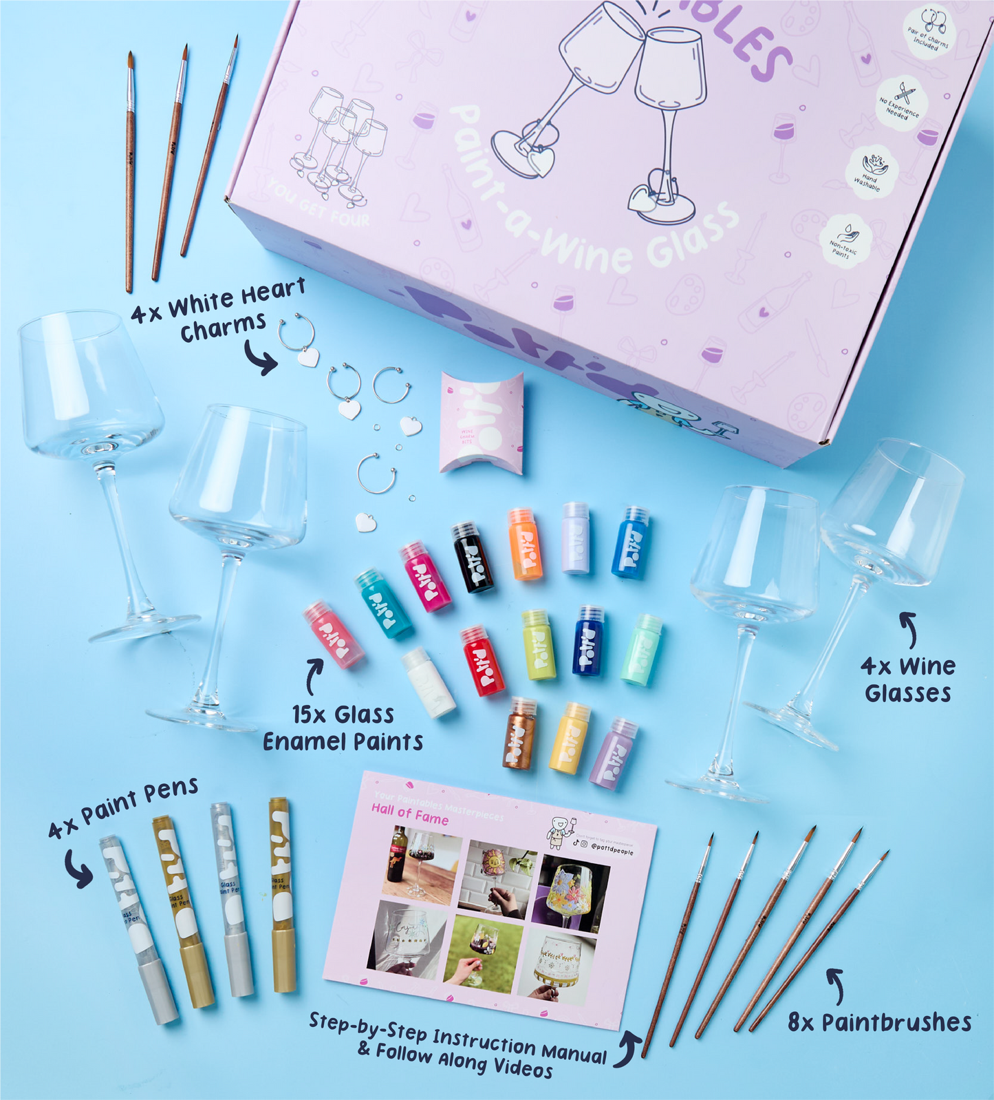 Paint-a-Wine Glass
