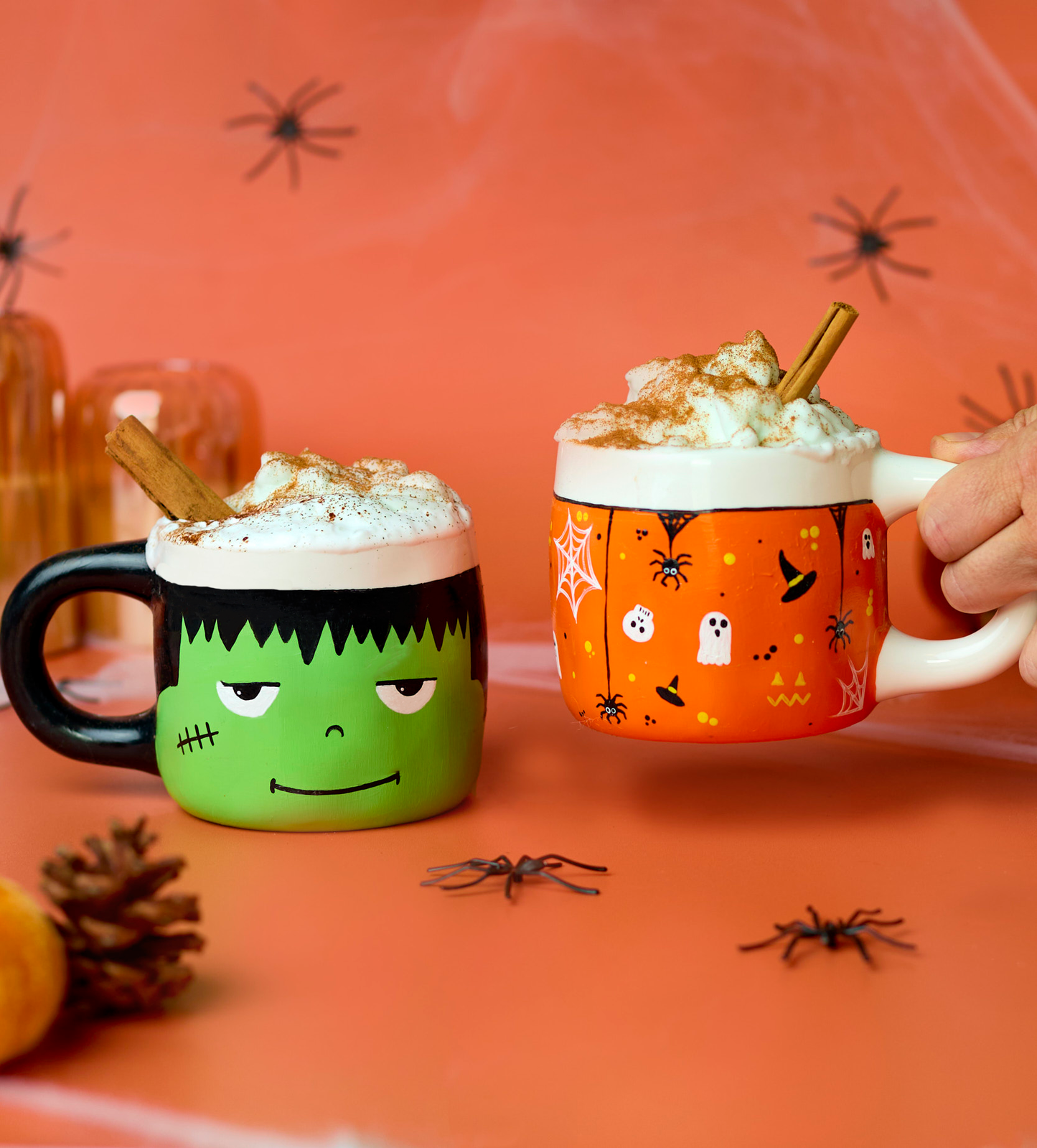 Halloween Paint-a-Mug x2