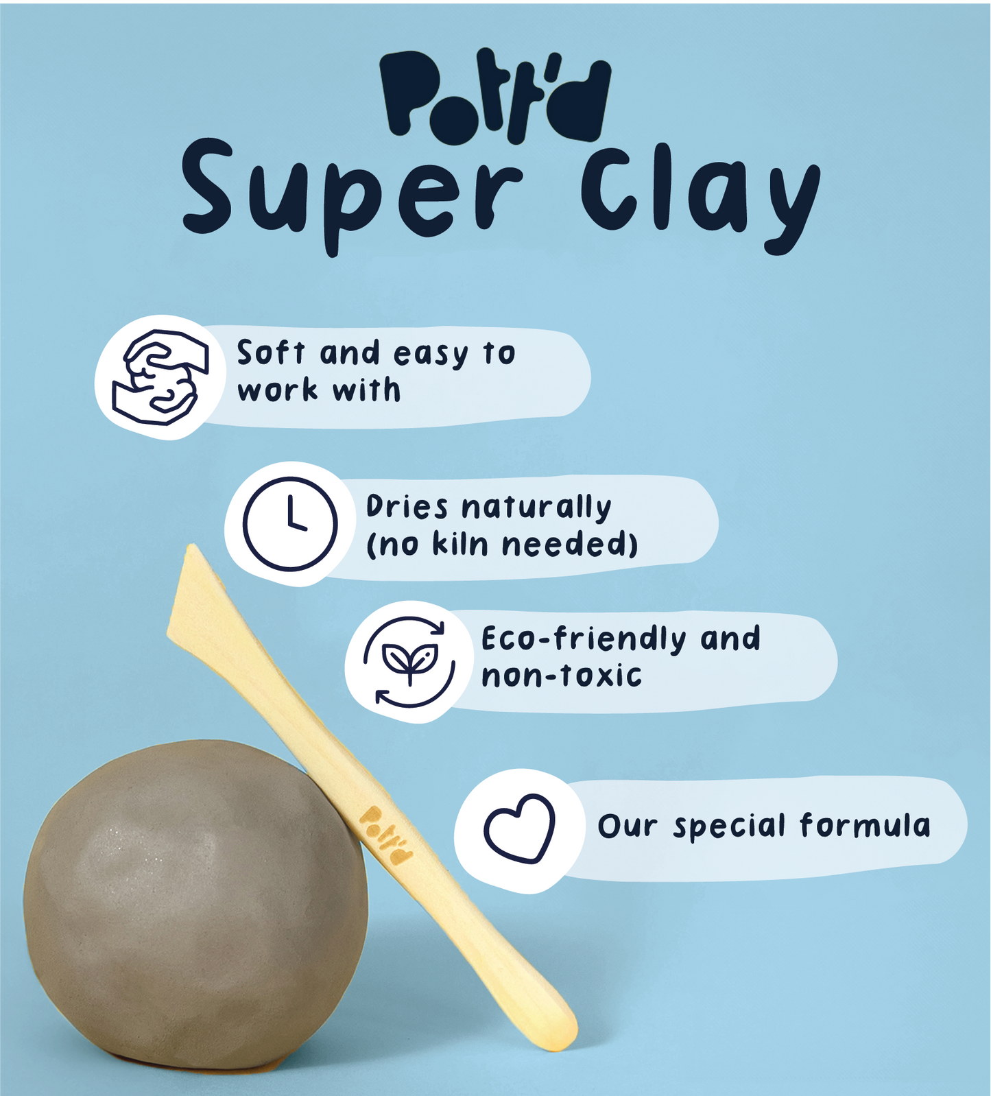 Playfully Clayful: 3-in-1 Games Kit