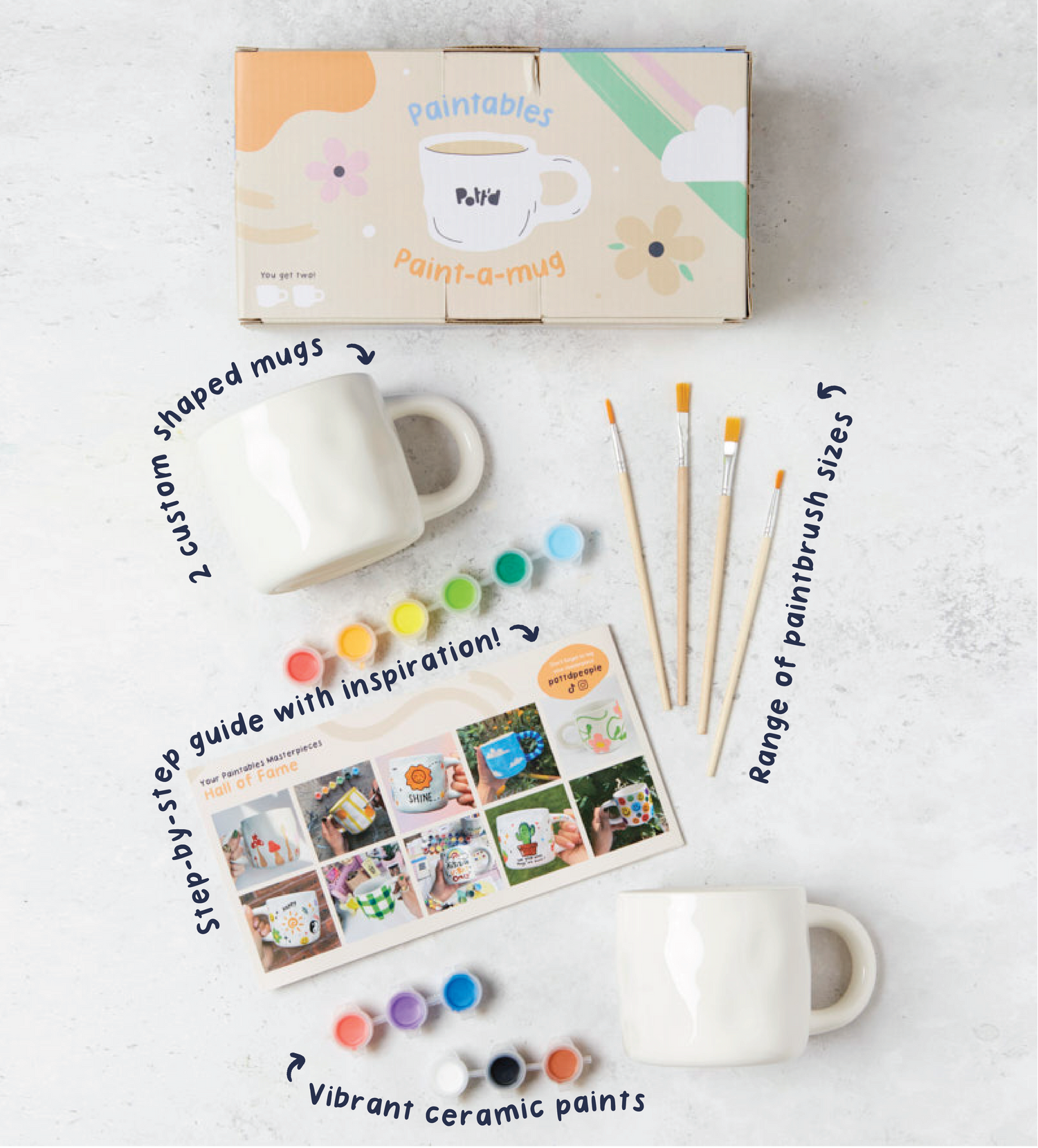 Paint-a-Mug x2