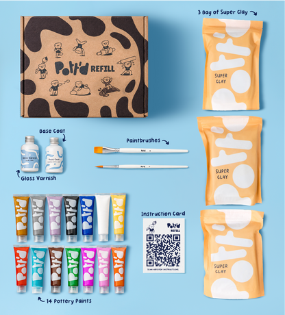 Refill: Home Pottery Kit