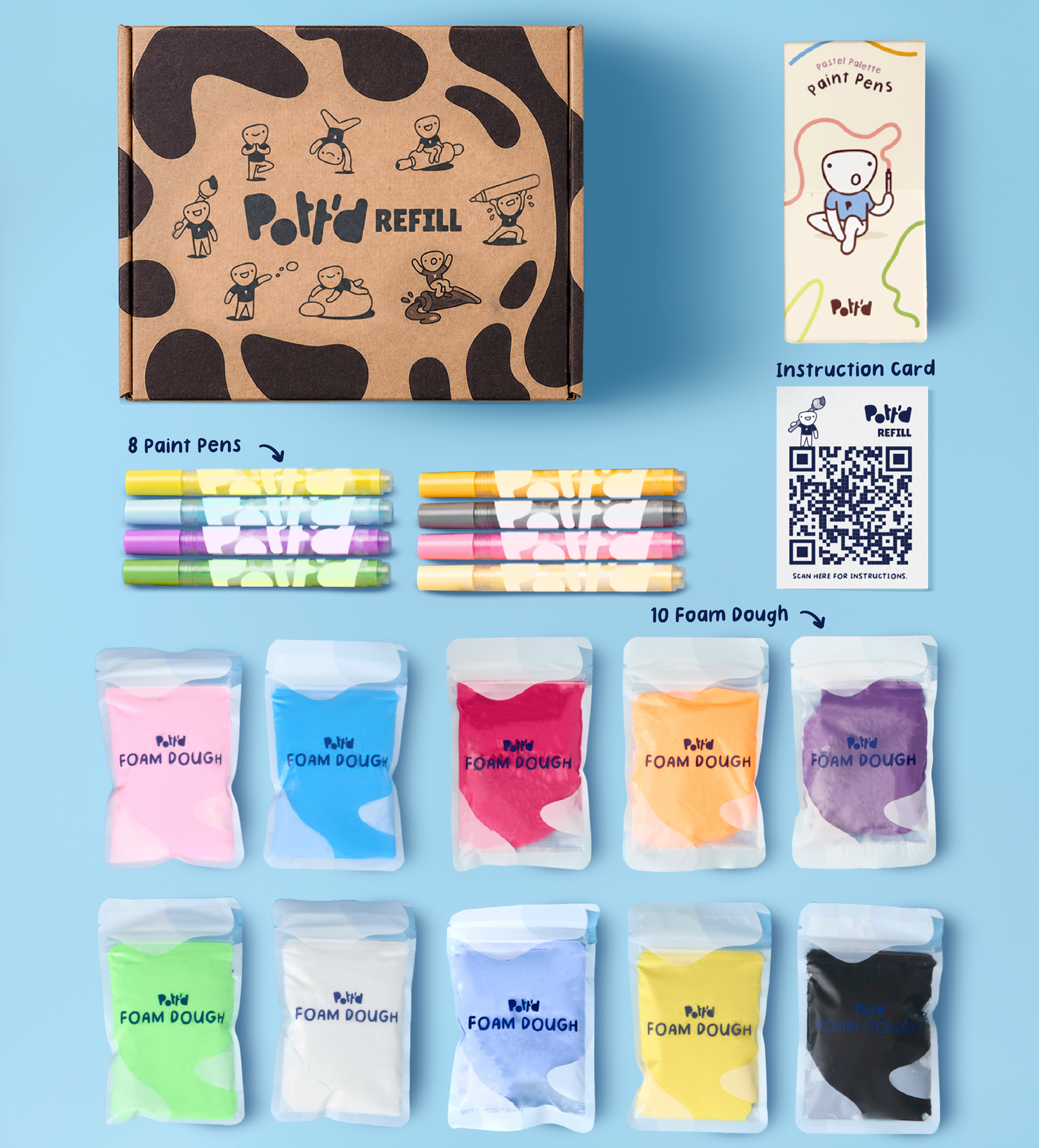 Refill: Foam Dough