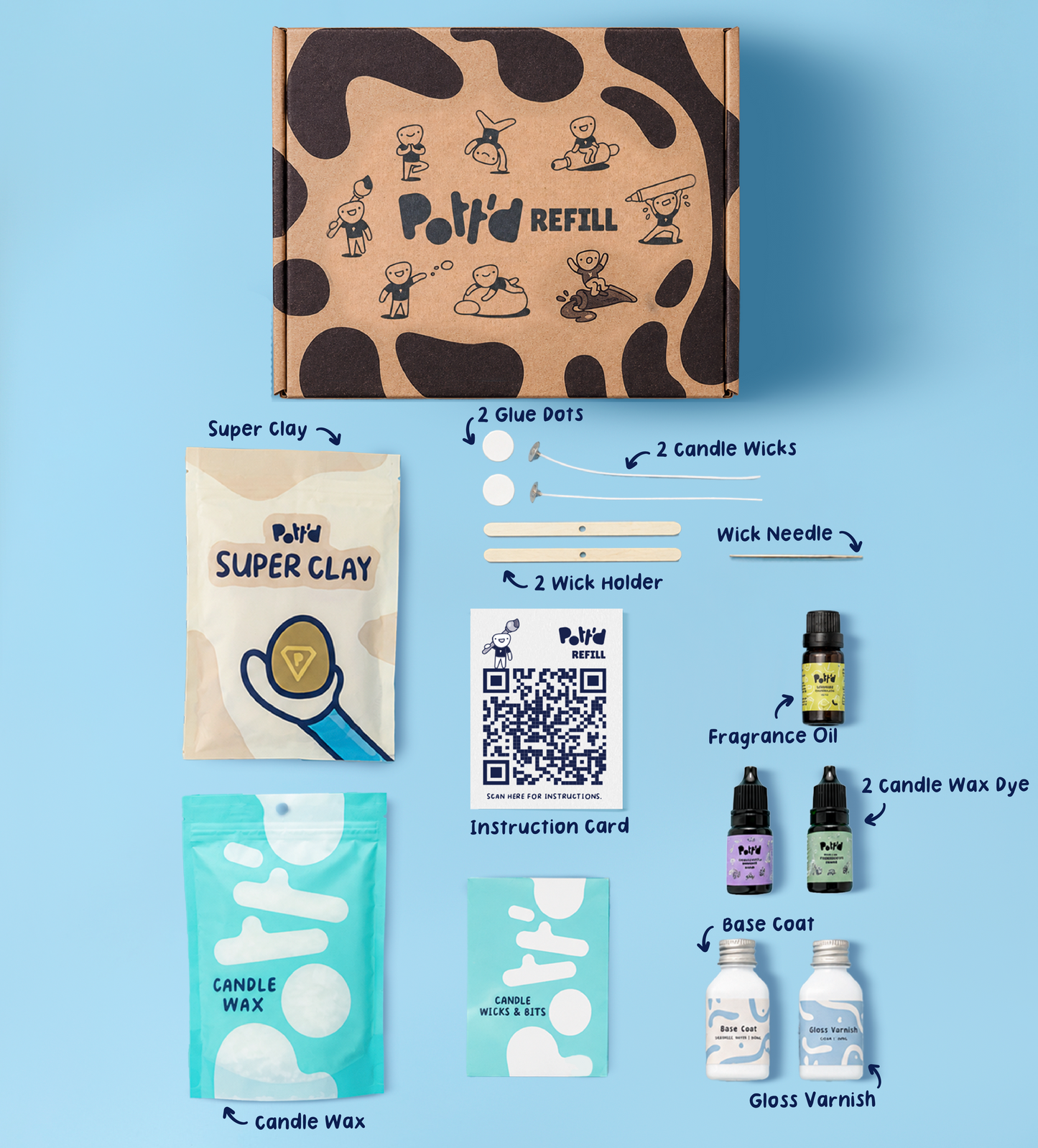Refill: Creative & Candle Clay Kit