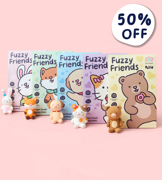 Fuzzy Friends Foam Dough Bundle