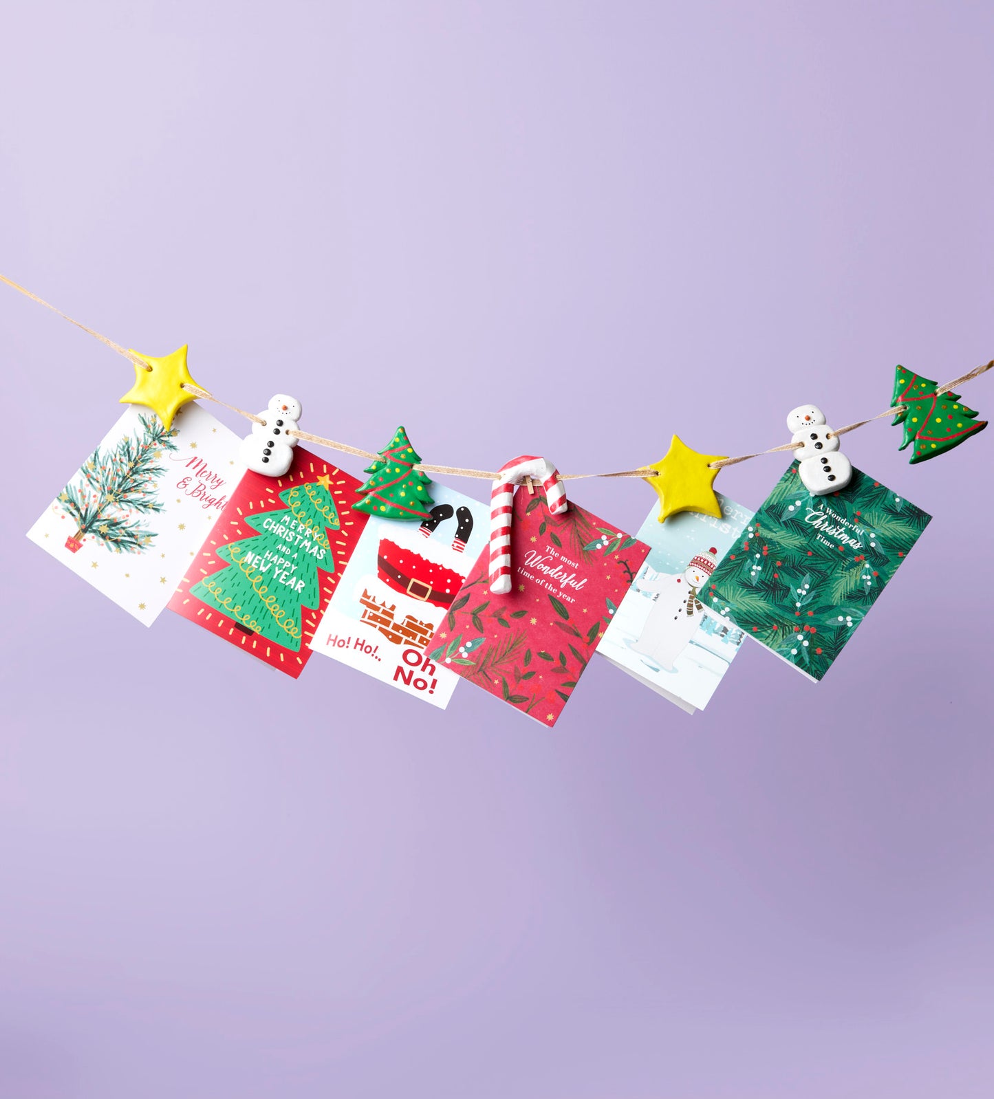 Holiday Card Garland