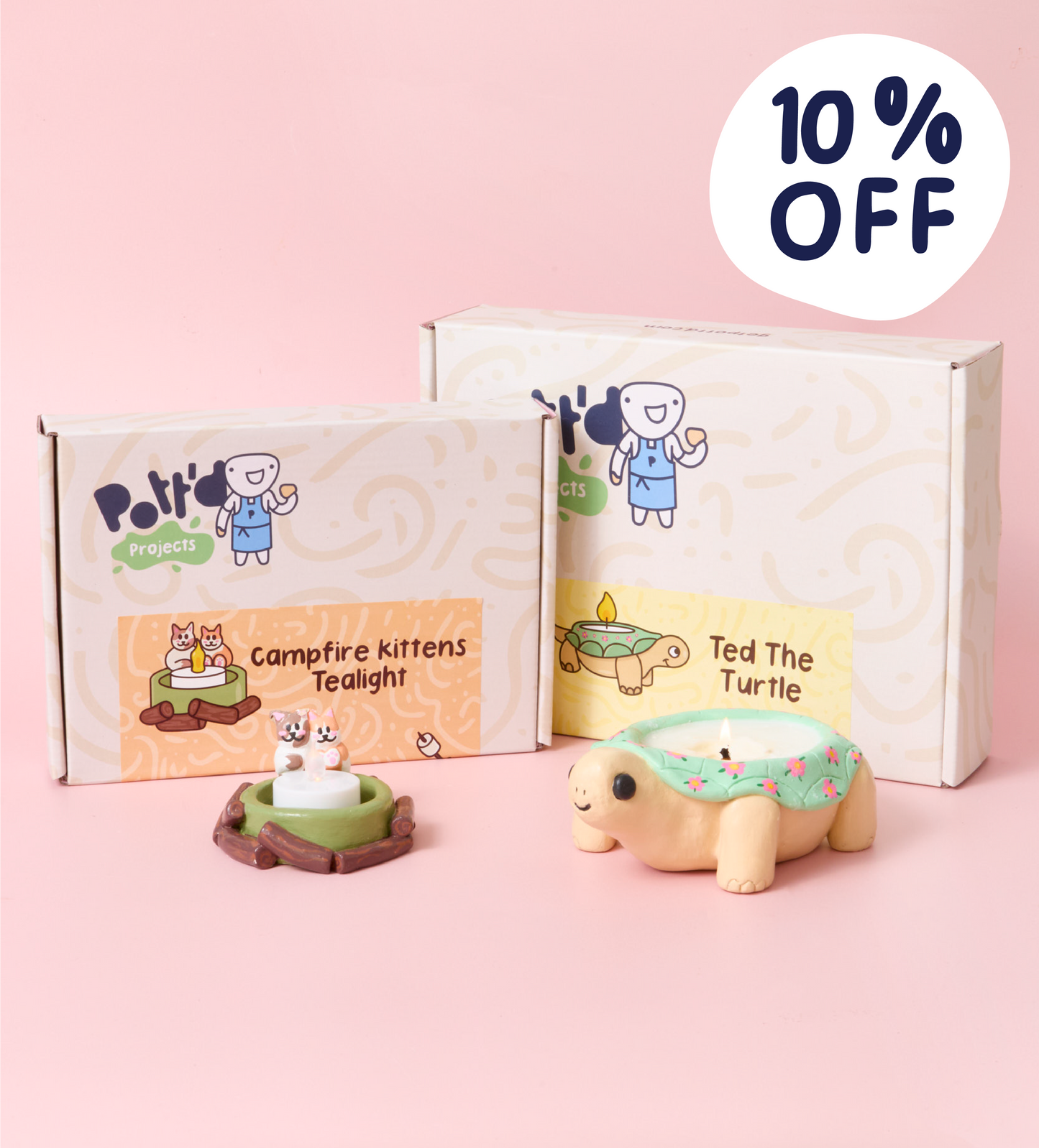 Playful Creatures Candle Making Duo