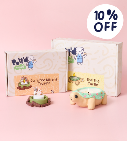 Playful Creatures Candle Making Duo