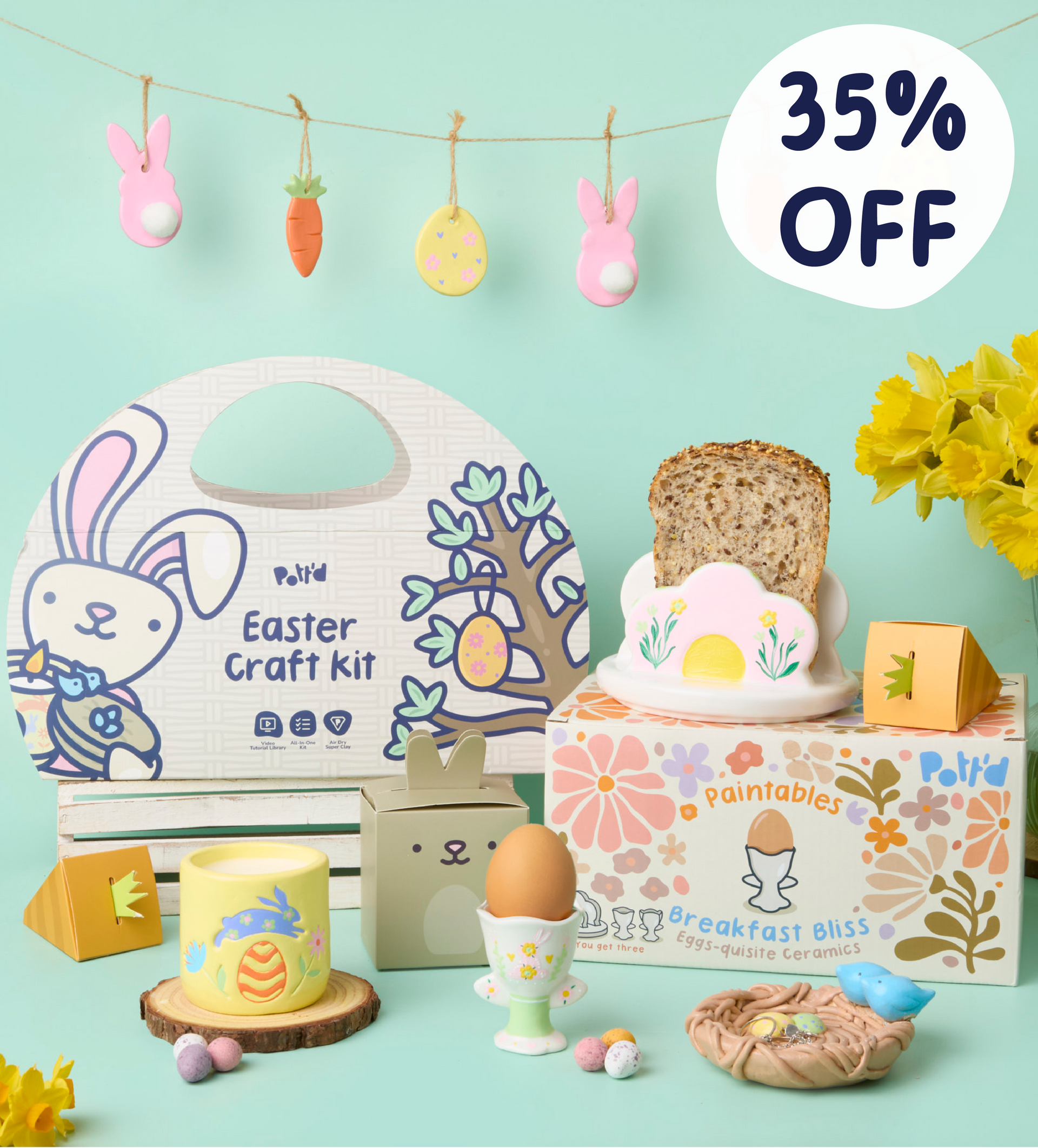Easter Morning Makers Easter Crafts & Breakfast Bundle