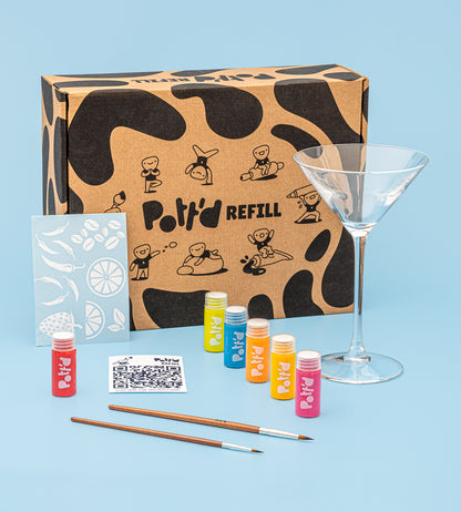 Refill: Paint-a-Cocktail Glass