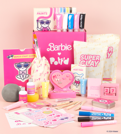 Barbie™ x Pott’d Morning Routine Home Pottery Kit