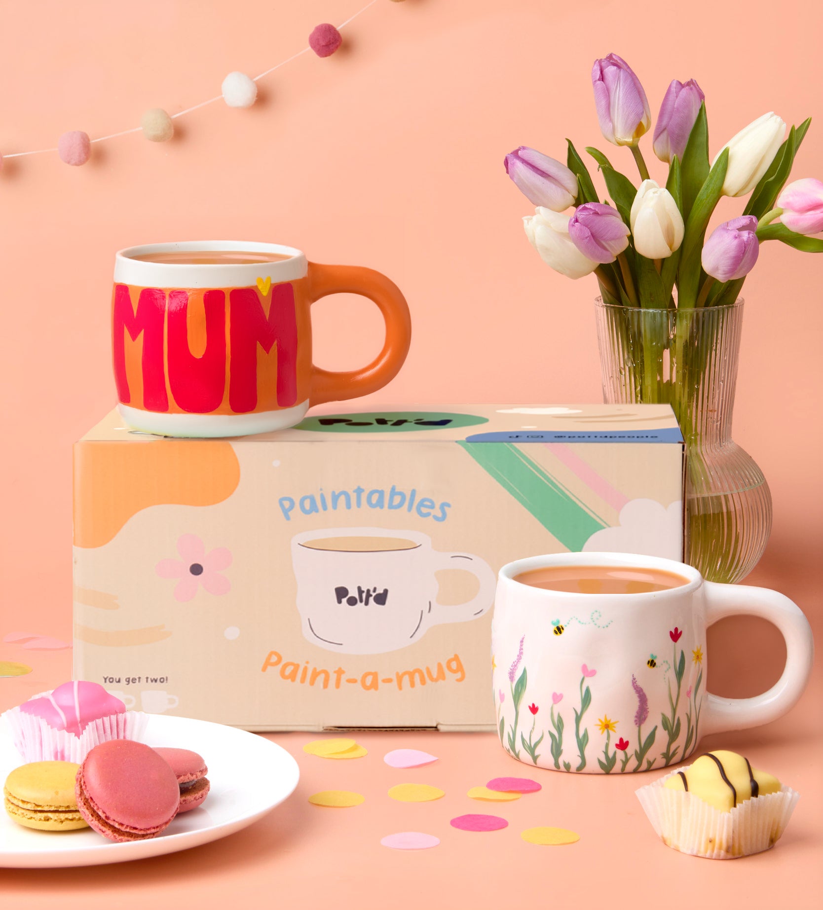 Painted Love Mug Kit