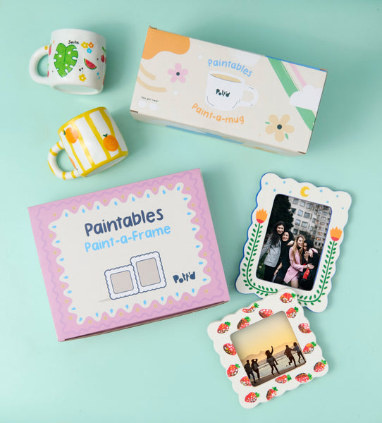 Paintables Duo: Mug & Frame Set