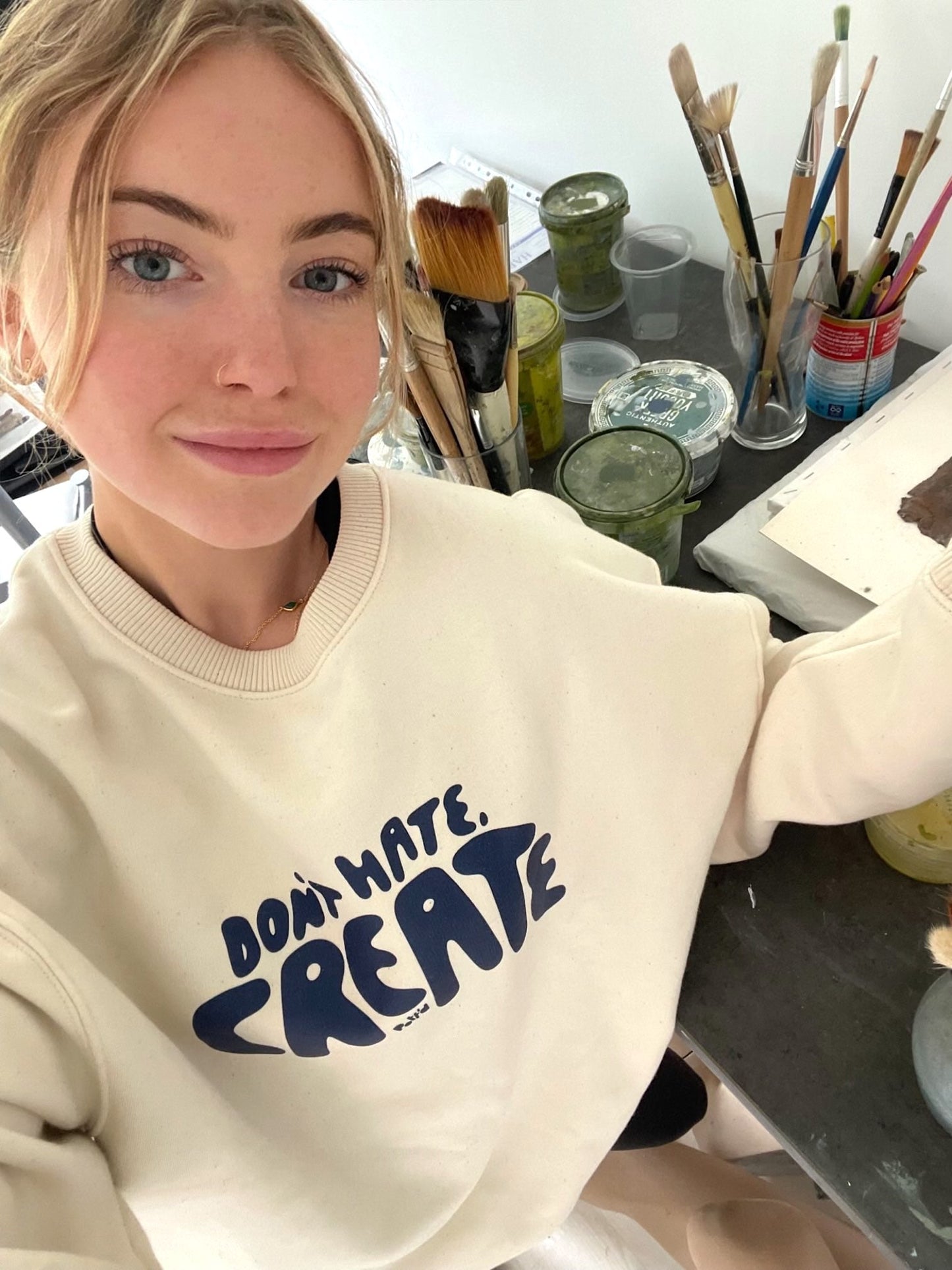 'Don't Hate, Create' Sweatshirt