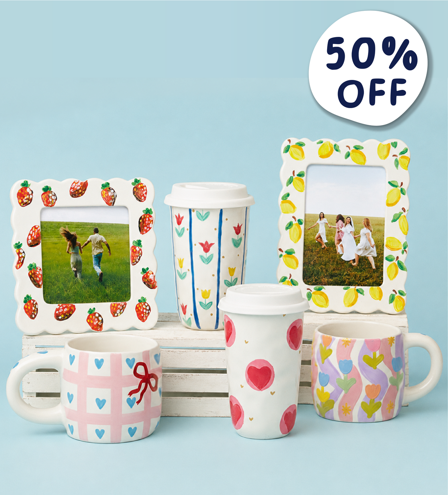 Paintables Mug, Frame & Travel Mug Bundle