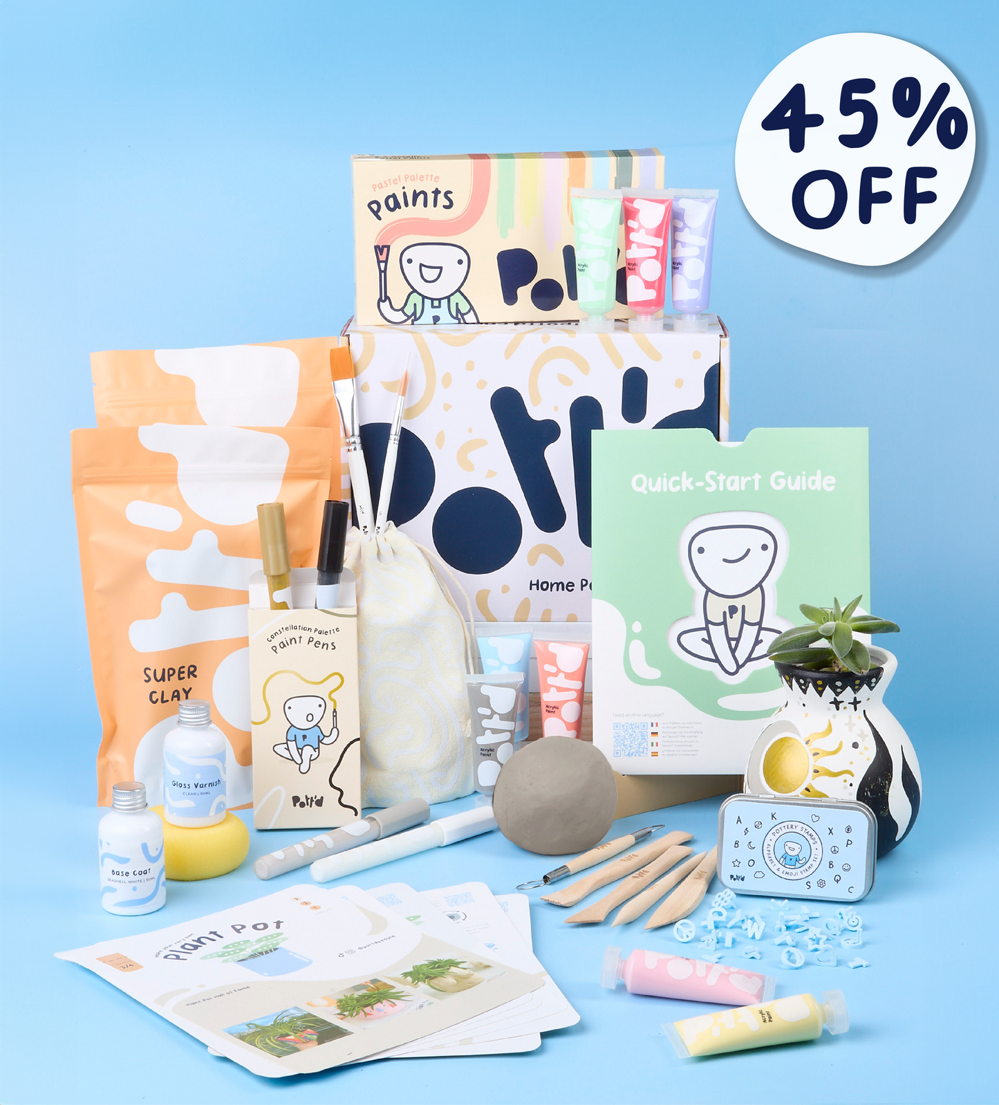 Deluxe Home Pottery Kit
