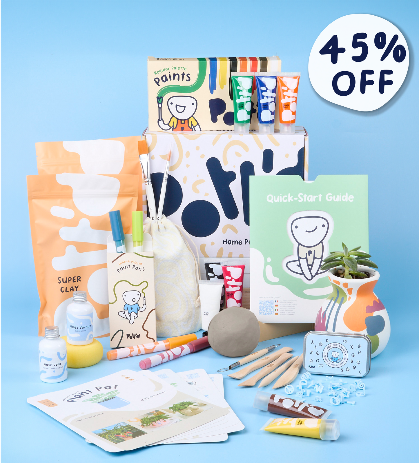Deluxe Home Pottery Kit