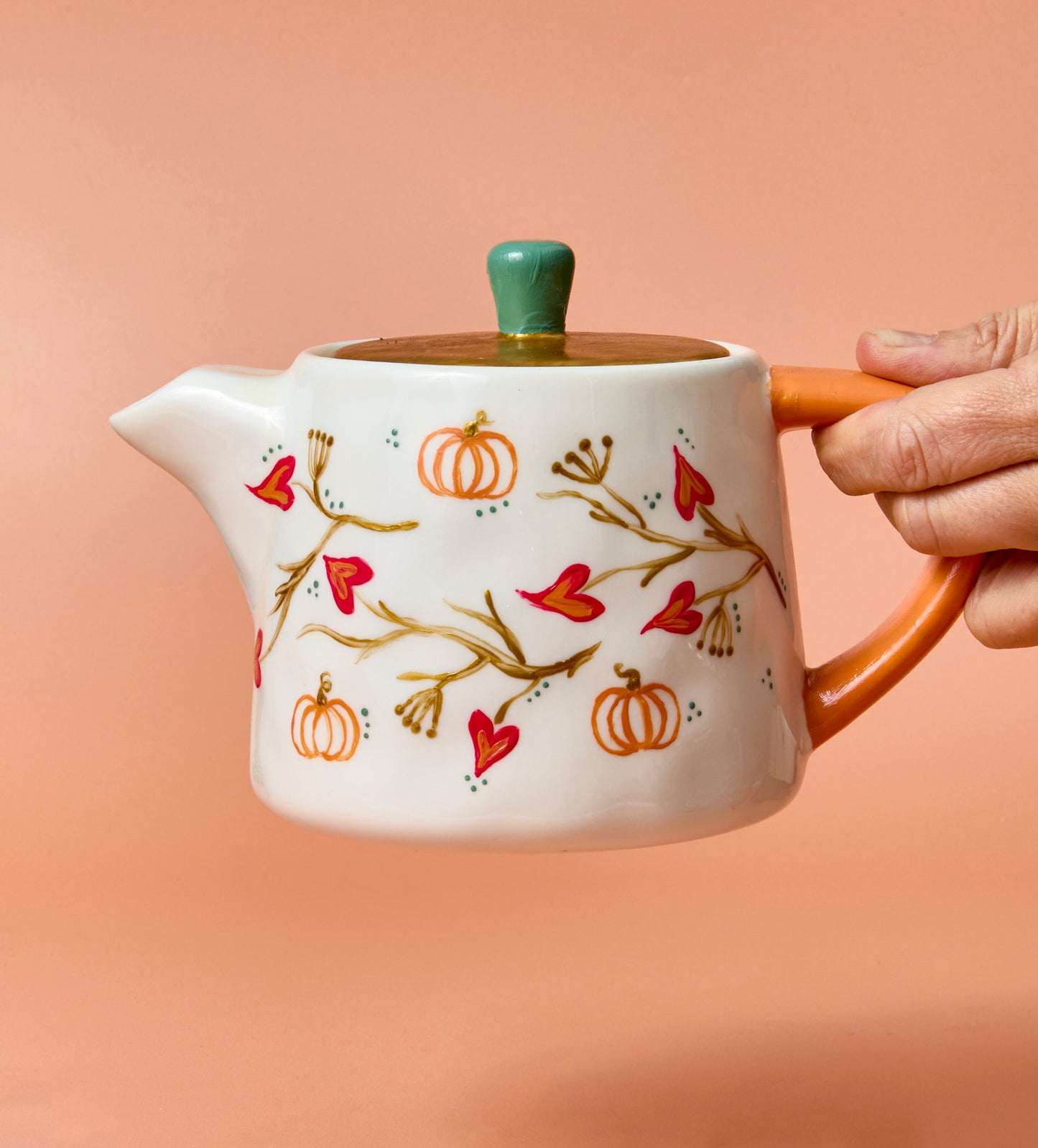 Autumn Paint-a-Tea Pot