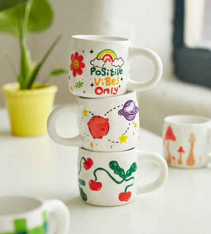Mugs & Wine Glass Painting Bundle