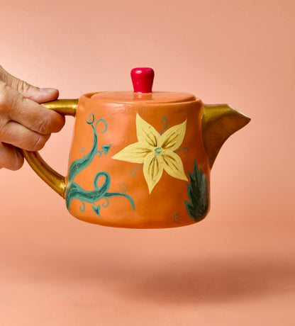 Autumn Paint-a-Tea Pot